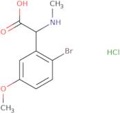 2-(2-Bromo-5-methoxyphenyl)-2-(methylamino)acetic acid hydrochloride