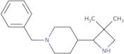 1-Benzyl-4-(3,3-dimethylazetidin-2-yl)piperidine