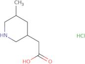 2-(5-Methylpiperidin-3-yl)acetic acid hydrochloride