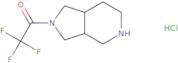 2,2,2-Trifluoro-1-{octahydro-1H-pyrrolo[3,4-c]pyridin-2-yl}ethan-1-one hydrochloride
