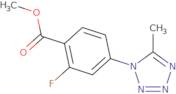 Methyl 2-fluoro-4-(5-methyl-1H-1,2,3,4-tetrazol-1-yl)benzoate