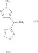 (1-Methyl-1H-pyrazol-4-yl)(1,2,4-oxadiazol-3-yl)methanamine dihydrochloride