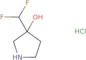 3-(Difluoromethyl)pyrrolidin-3-ol hydrochloride