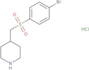 4-[(4-Bromobenzenesulfonyl)methyl]piperidine hydrochloride