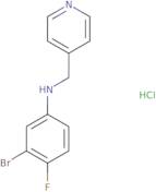 3-Bromo-4-fluoro-N-(pyridin-4-ylmethyl)aniline hydrochloride