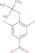 2-(tert-Butylsulfanyl)-1,3-difluoro-5-nitrobenzene