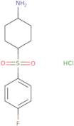 4-[(4-Fluorophenyl)sulfonyl]cyclohexan-1-amine hydrochloride