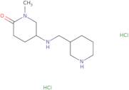 1-Methyl-5-{[(piperidin-3-yl)methyl]amino}piperidin-2-one dihydrochloride