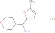 (5-Methylfuran-2-yl)(tetrahydro-2H-pyran-4-yl)methanamine hydrochloride