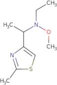 Ethyl(methoxy)[1-(2-methyl-1,3-thiazol-4-yl)ethyl]amine