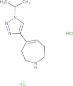 4-[1-(Propan-2-yl)-1H-1,2,3-triazol-4-yl]-2,3,6,7-tetrahydro-1H-azepine dihydrochloride