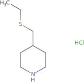 4-[(Ethylsulfanyl)methyl]piperidine hydrochloride