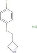 3-(((4-Fluorophenyl)thio)methyl)azetidine hydrochloride