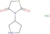 3-(Pyrrolidin-3-yl)thiazolidine-2,4-dione hydrochloride