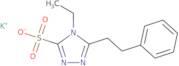 Potassium 4-ethyl-5-(2-phenylethyl)-4H-1,2,4-triazole-3-sulfonate