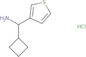 Cyclobutyl(thiophen-3-yl)methanamine hydrochloride