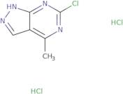 6-Chloro-4-methyl-1H-pyrazolo[3,4-d]pyrimidine dihydrochloride