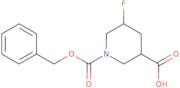 1-(Benzyloxycarbonyl)-5-fluoropiperidine-3-carboxylic acid