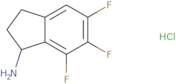 5,6,7-Trifluoro-2,3-dihydro-1H-inden-1-amine hydrochloride