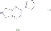 2-(Pyrrolidin-1-yl)-6,7-dihydro-5H-pyrrolo[3,4-d]pyrimidine dihydrochloride