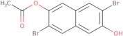 3,7-Dibromo-6-hydroxy-2-naphthyl Acetate