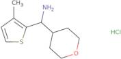 (3-Methylthiophen-2-yl)-(oxan-4-yl)methanamine hydrochloride