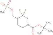 tert-butyl 3,3-difluoro-4-(((methylsulfonyl)oxy)methyl)piperidine-1-carboxylate