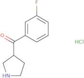 (3-Fluorophenyl)(pyrrolidin-3-yl)methanone hydrochloride