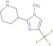 3-[1-Methyl-4-(trifluoromethyl)-1H-imidazol-2-yl]piperidine