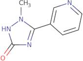 1-Methyl-5-(pyridin-3-yl)-2,3-dihydro-1H-1,2,4-triazol-3-one