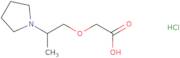 2-[2-(Pyrrolidin-1-yl)propoxy]acetic acid hydrochloride