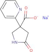 Sodium 5-oxo-3-(pyridin-2-yl)pyrrolidine-3-carboxylate