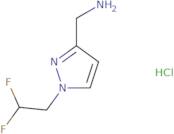 [1-(2,2-Difluoroethyl)-1H-pyrazol-3-yl]methanamine hydrochloride