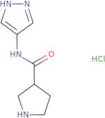 N-(1H-Pyrazol-4-yl)pyrrolidine-3-carboxamide hydrochloride