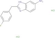 2-[(4-Fluorophenyl)methyl]-1H-1,3-benzodiazol-5-amine dihydrochloride