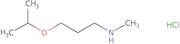 Methyl[3-(propan-2-yloxy)propyl]amine hydrochloride