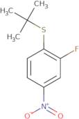 1-(tert-Butylsulfanyl)-2-fluoro-4-nitrobenzene