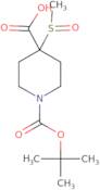 1-[(tert-Butoxy)carbonyl]-4-methanesulfinylpiperidine-4-carboxylic acid