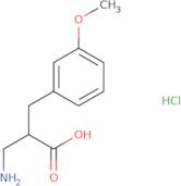 3-Amino-2-[(3-methoxyphenyl)methyl]propanoic acid hydrochloride