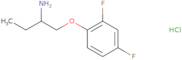 1-(2,4-Difluorophenoxy)butan-2-amine hydrochloride