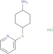 4-(Pyridin-2-ylsulfanyl)cyclohexan-1-amine hydrochloride