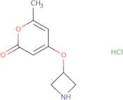 4-(Azetidin-3-yloxy)-6-methyl-2H-pyran-2-one hydrochloride