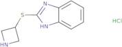 2-(Azetidin-3-ylsulfanyl)-1H-1,3-benzodiazole hydrochloride