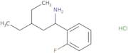 3-Ethyl-1-(2-fluorophenyl)pentan-1-amine hydrochloride