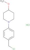1-[4-(Chloromethyl)phenyl]-4-methoxypiperidine hydrochloride