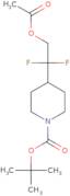 tert-Butyl 4-(2-acetoxy-1,1-difluoroethyl)piperidine-1-carboxylate