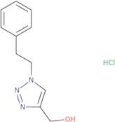 [1-(2-Phenylethyl)-1H-1,2,3-triazol-4-yl]methanol hydrochloride