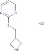 2-((Azetidin-3-ylmethyl)thio)pyrimidine hydrochloride