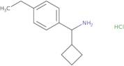 Cyclobutyl(4-ethylphenyl)methanamine hydrochloride