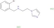 [(2-Bromophenyl)methyl][2-(1H-imidazol-1-yl)ethyl]amine dihydrochloride
